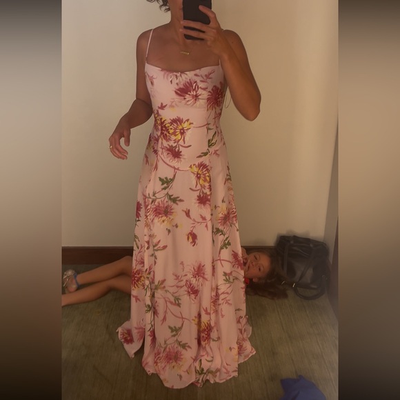 Reformation Bea Dress Chrysanthemum - Picture 6 of 6